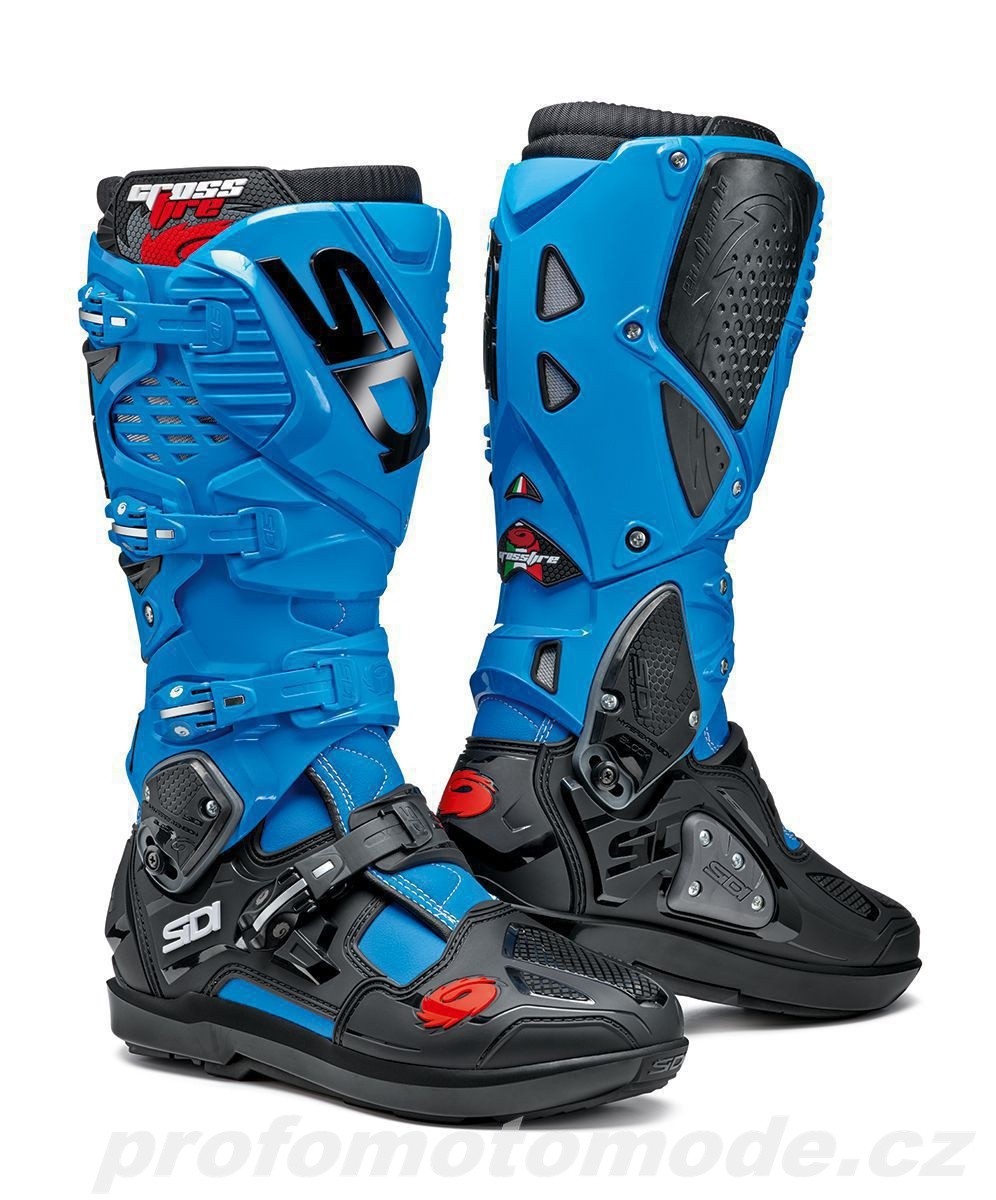 BOTY SIDI CROSSFIRE 3 SRS šedo modro černé