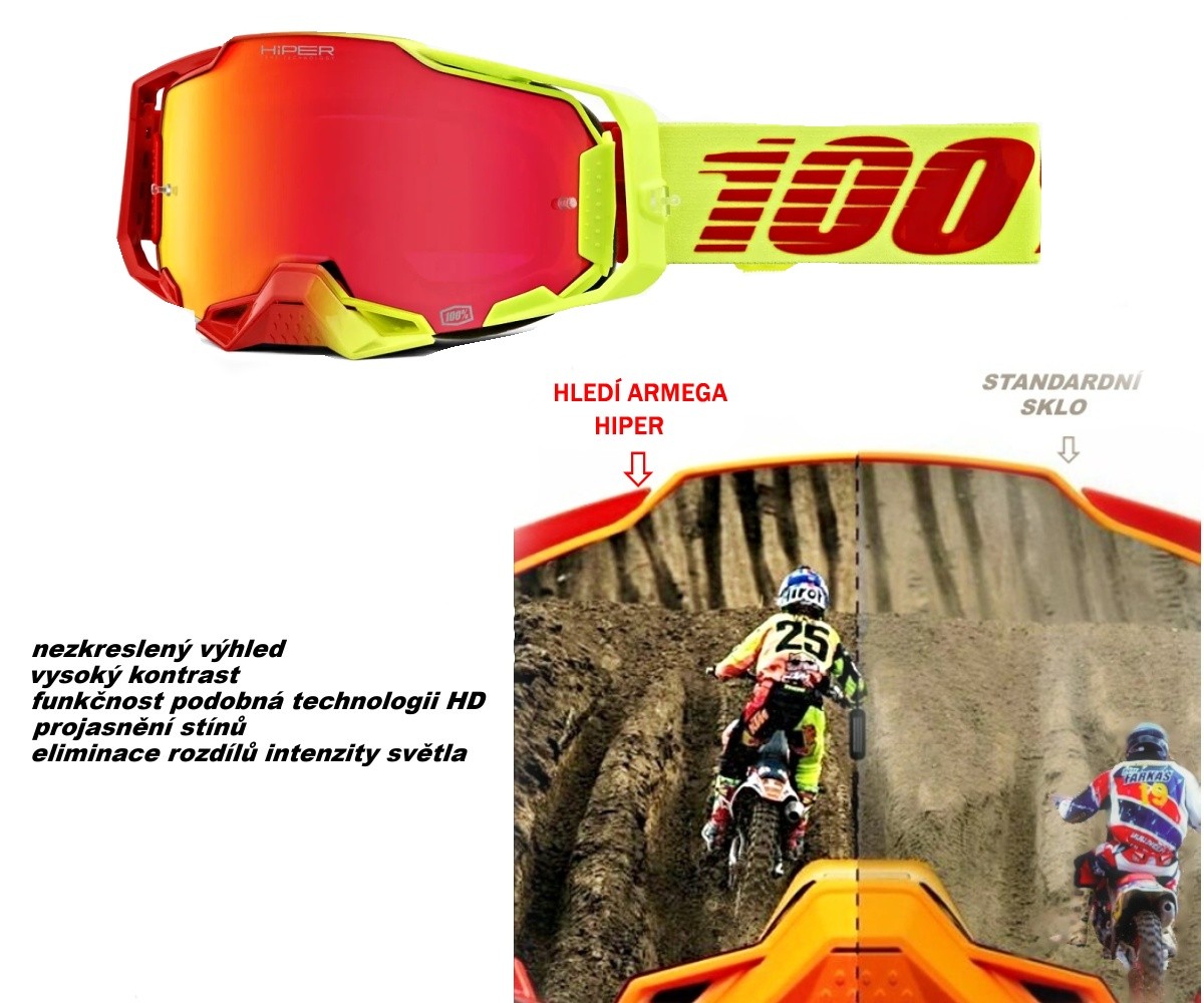MX-MTB 100% brýle Armega Solaris HiPER