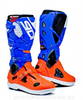 SIDI  Crossfire 3 SRS  oranž bílo modrá   8017732553584